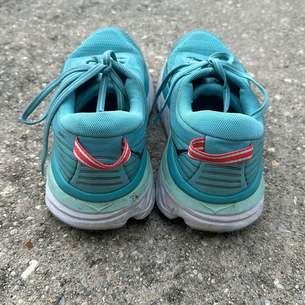 Hoka Teal Athletic Running Shoes - Picture 5 of 8